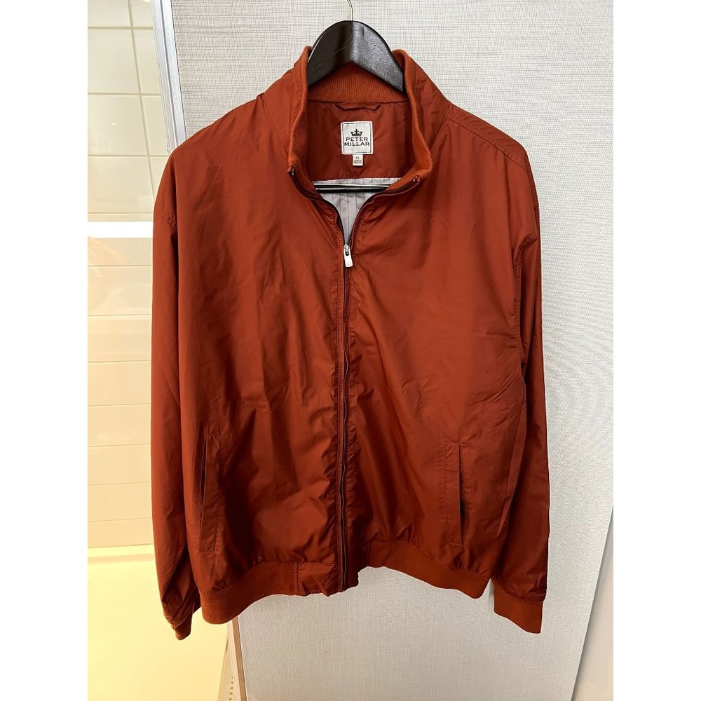 Peter Millar Full Zip Mens Golf Jacket -‎ Size XL